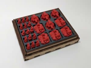 Holzkiste passend für Basisspiel Kunststofffiguren DIY